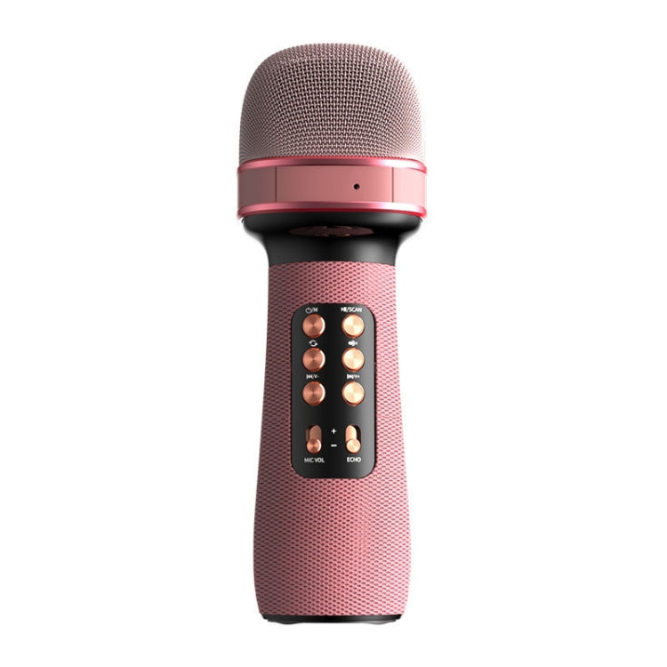 WS898 Live Wireless Bluetooth Microphone with Audio Function(Pink)