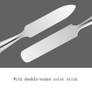 Stainless Steel Nail Makeup Palette With Toning Stick, Specification: Black Small