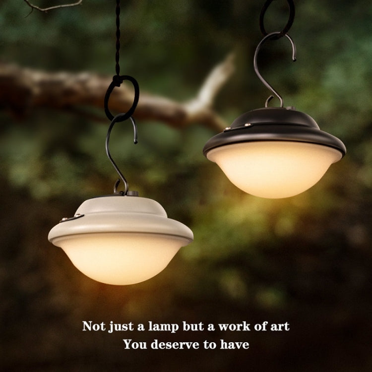 Outdoor Portable Hanging USB Charging Camping Light(Black)
