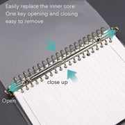 Transparent Matte PP Soft Shell Cover Hand Accountive Page, Style: A5 Cornell Core