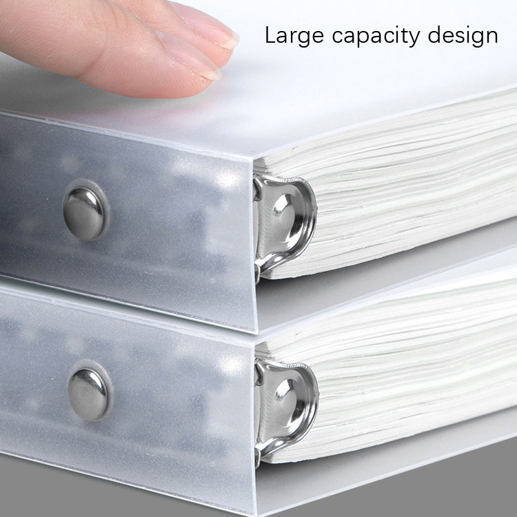 Transparent Matte PP Soft Shell Cover Hand Accountive Page, Style: A5 Mesh Core