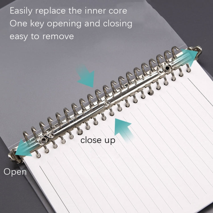 Transparent Matte PP Soft Shell Cover Hand Accountive Page, Style: B5 Mesh Core