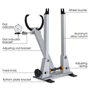 WEST BIKING Bicycle Wheel Correction and Adjustment Station(Silver)