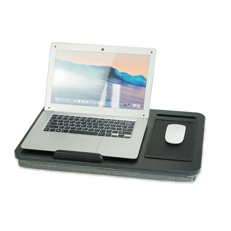 HQ-401 Bed Multifunctional Lazy Desk(Black Wood)