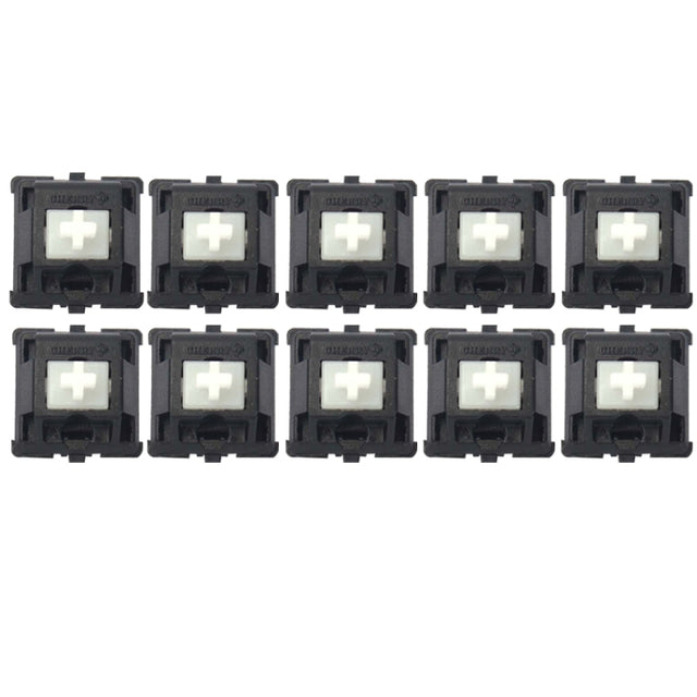 10PCS Cherry Shaft MX Switch Linear Keyboard Shaft, Color: White Shaft