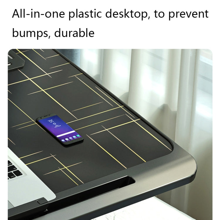 N6 Liftable and Foldable Bed Computer Desk, Style: Drawer+Shelf