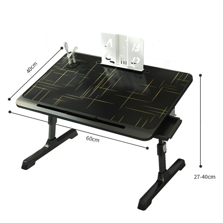 N6 Liftable and Foldable Bed Computer Desk, Style: Drawer+USB