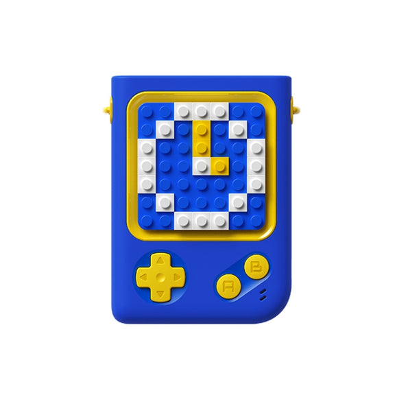 PROFAN XH008 USB Hanging Game Console Shape Fan with Bracket, Style: Building Blocks (Blue)