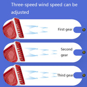 PROFAN XH008 USB Hanging Game Console Shape Fan with Bracket, Style: Building Blocks (Blue)