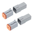 2 PCS DT04-6P / DT06-6S With Copper Car Waterproof Connector Conductive Connection Terminal - Booster Cable & Clip by PMC TechLife | Online Shopping South Africa | PMC TechLife | Buy Now Pay Later Mobicred