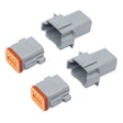 2 PCS DT04-8P / DT06-8S With Copper Car Waterproof Connector Conductive Connection Terminal - Booster Cable & Clip by PMC TechLife | Online Shopping South Africa | PMC TechLife | Buy Now Pay Later Mobicred