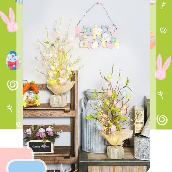 Easter LED Lights Colorful Egg Decorative Tree(1)