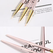 3 In 1 Electric Plating Rod Manicure Pencil(Rose Gold)