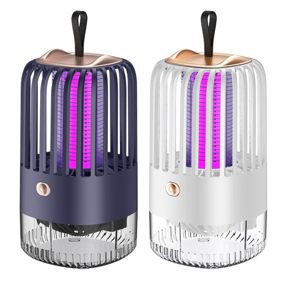 BG-005 Cage Shock Inhalation USB Mute Mosquito Repellent, Style: Dircet Charging Model(Blue)