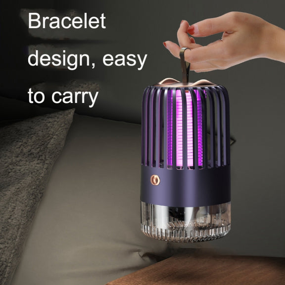 BG-005 Cage Shock Inhalation USB Mute Mosquito Repellent, Style: Dircet Charging Model(White)