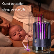 BG-005 Cage Shock Inhalation USB Mute Mosquito Repellent, Style: Charging Model(White)