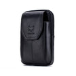 BULL CAPTAIN  Leather Multifunctional Waist Bag For Men(Black-08) - free shipping - PMC TechLife - Order now!