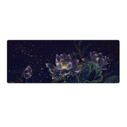 400x900x4mm Locked Large Desk Mouse Pad(2 Lotus)