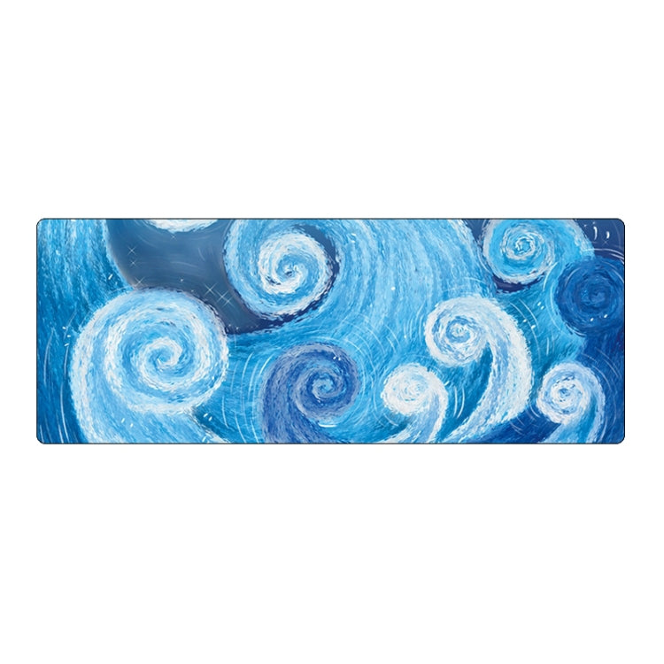 400x900x4mm Locked Large Desk Mouse Pad(7 Waves)