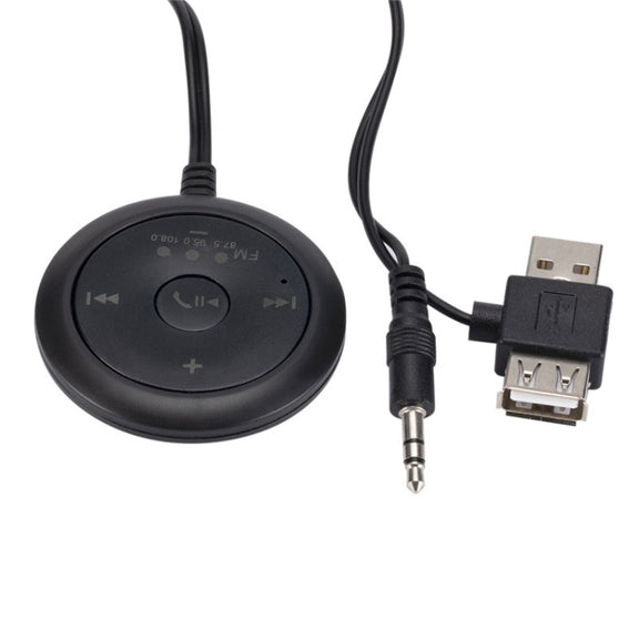 Hands-free FM Car Bluetooth Receiver AUX Center Console MP3 Player