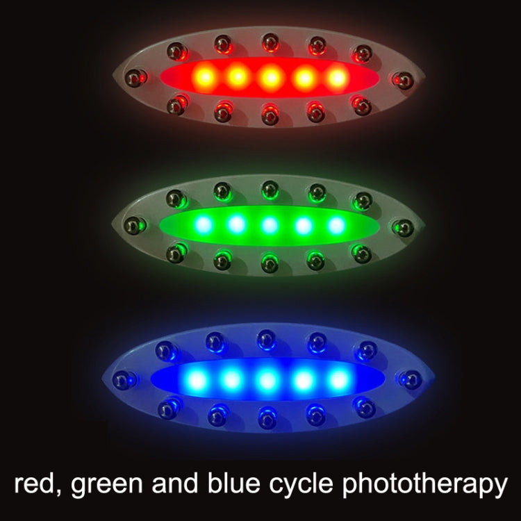 SM-2102 EMS Color Light Meridian Dredging Scraping Massager(White Gold)