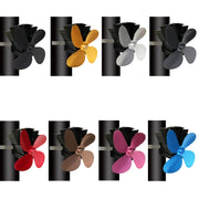 YL603 Thermodynamic Magnetless Wall Mounted Fireplace Fan(Bronze)