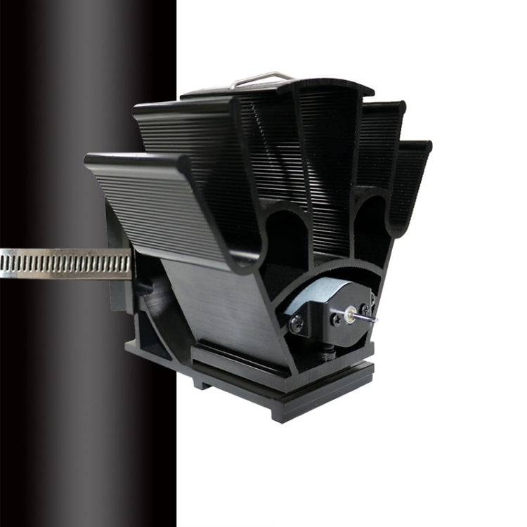 YL603 Thermodynamic Magnetless Wall Mounted Fireplace Fan(Silver)