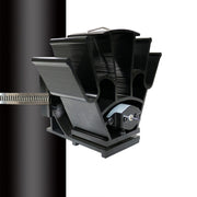 YL603 Thermodynamic Magnetless Wall Mounted Fireplace Fan(Silver)