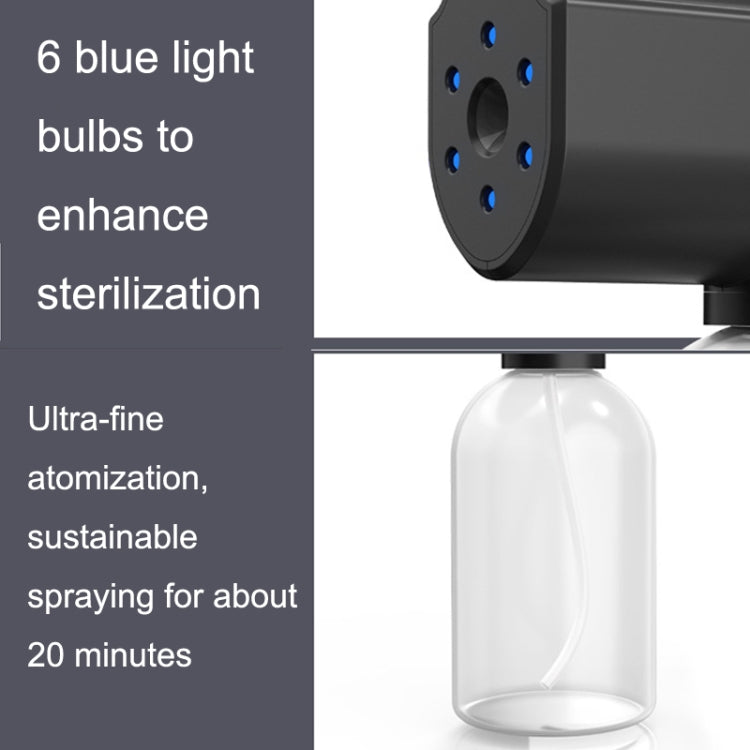 R2 Handheld Portable Blue Light Nano Spray Sterilizer(Black)