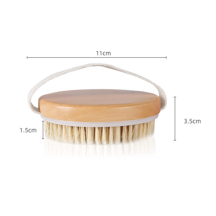 PPR Soft Bead Handleless Massage Bristle Bath Brush(As Show)