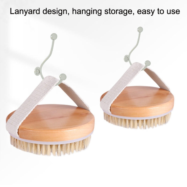 PPR Soft Bead Handleless Massage Bristle Bath Brush(As Show)