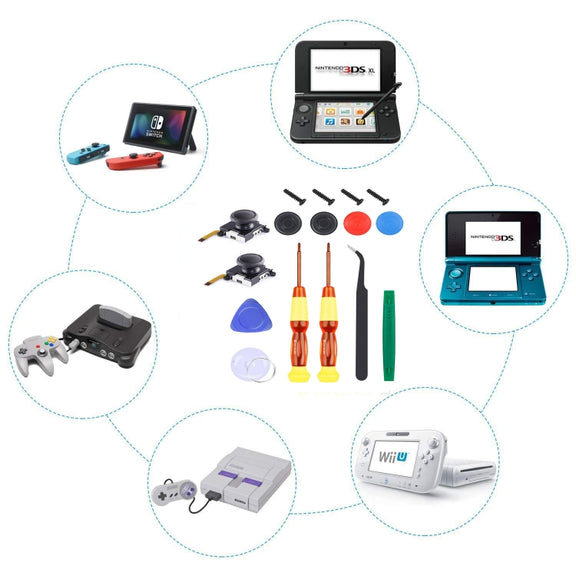 Joy-Con 3D Joystick Repair Screwdriver Set Gamepads Disassembly Tool For Nintendo Switch, Series: 5 In 1