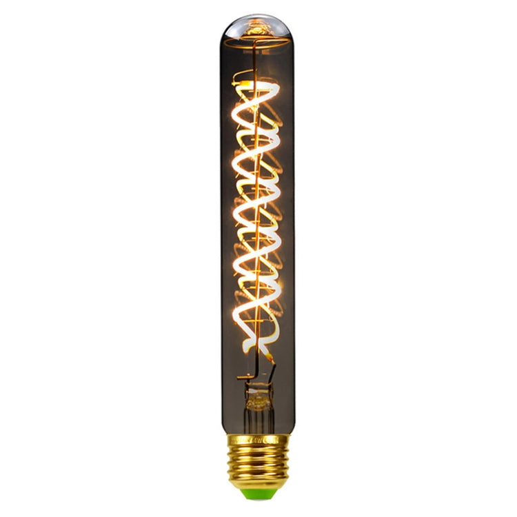 T185 Electroplating Smoke Grey Warm Light LED Bulb Retro Lamp