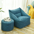 Loafers Sofa BagSkeletonless  Coat, Unfilled, Specification: Chair Cloth Cover(Gemstone Blue) - Sofa Covers & Chair Covers by PMC TechLife | Online Shopping South Africa | PMC TechLife | Buy Now Pay Later Mobicred