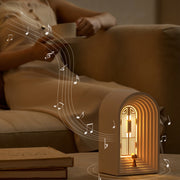 C3 Night Light Bluetooth Speaker USB Charging Sleeping Light, Specification: Ordinary(White)