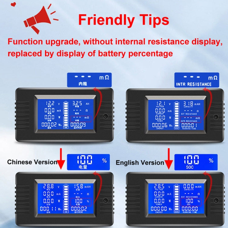 DC 0-200V Voltage Current Battery Tester, Specification: PZEM-015 With 50A Shunt