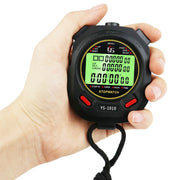 YS 3 Rows Display Luminous Stopwatch Timer Training Referee Stopwatch, Style: YS-1060 60 Memories