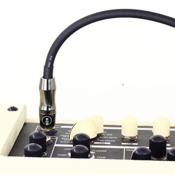 KGR Guitar Cable Keyboard Drum Audio Cable, Specification: 10m(Elbow Straight Jack)