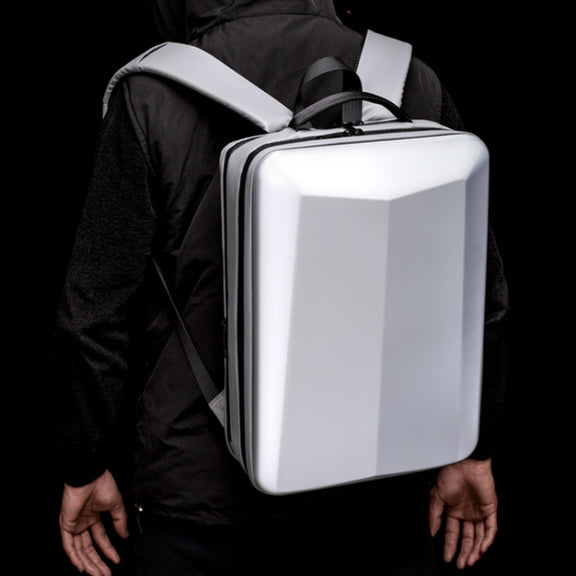 ABS Hard Shell Gaming Computer Backpack, Color: 17.3 inches (Black)