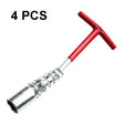 4 PCS Car Spark Plug Sleeve Wrench Universal Car Disassembly Tool, Style: 16mm Short - Hand Tool Sets by PMC TechLife | Online Shopping South Africa | PMC TechLife | Buy Now Pay Later Mobicred