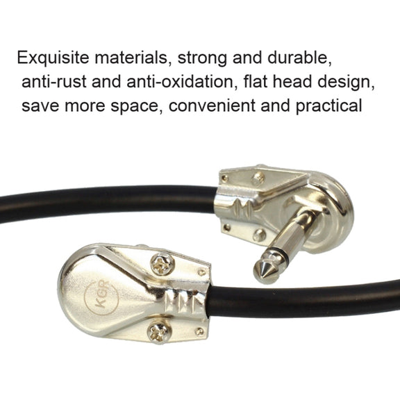 KGR Guitar Cables Guitar Effect Pedal Instrument Patch Cable, Specification: 1m