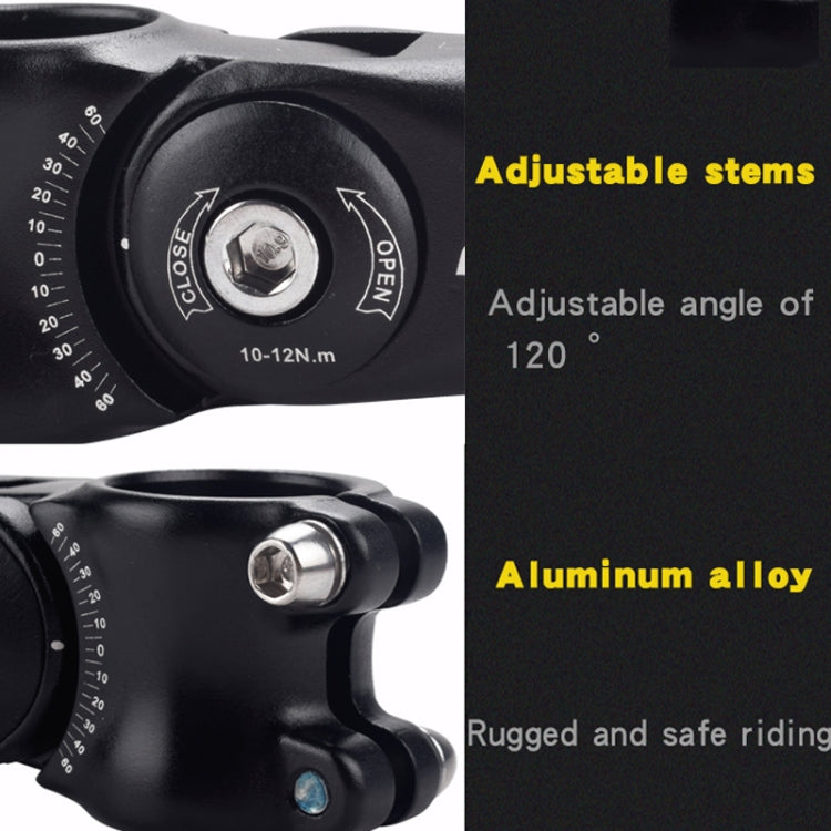 FMFXTR Mountain Bike Adjustable Angle Handlebar Riser, Specification: 31.8x110mm