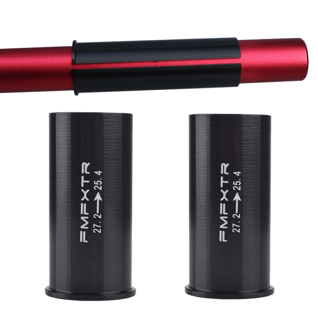 2 PCS FMFXTR Bicycle Seat Tube Reducer Sleeve Conversion Sleeve, Specification: 27.2mm To 25.4mm
