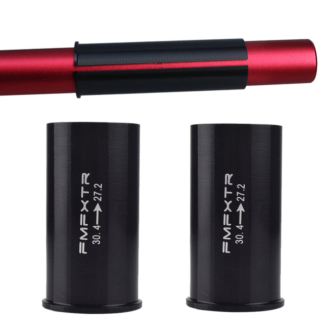 2 PCS FMFXTR Bicycle Seat Tube Reducer Sleeve Conversion Sleeve, Specification: 30.4mm To 27.2mm
