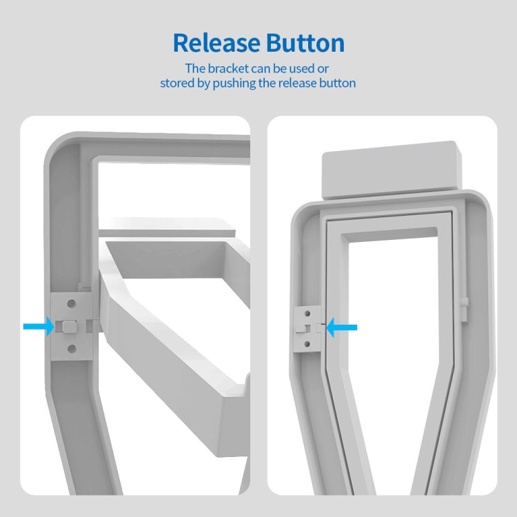 JYS-OC002 VR Bracket Desktop Storage Rack For Oculus Quest 2(White)