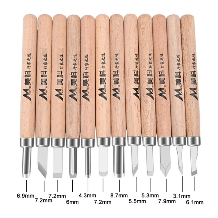 8 PCS/Set MYTEC Multifunctional Woodworking Rubber Stamp Carving Tool Knife
