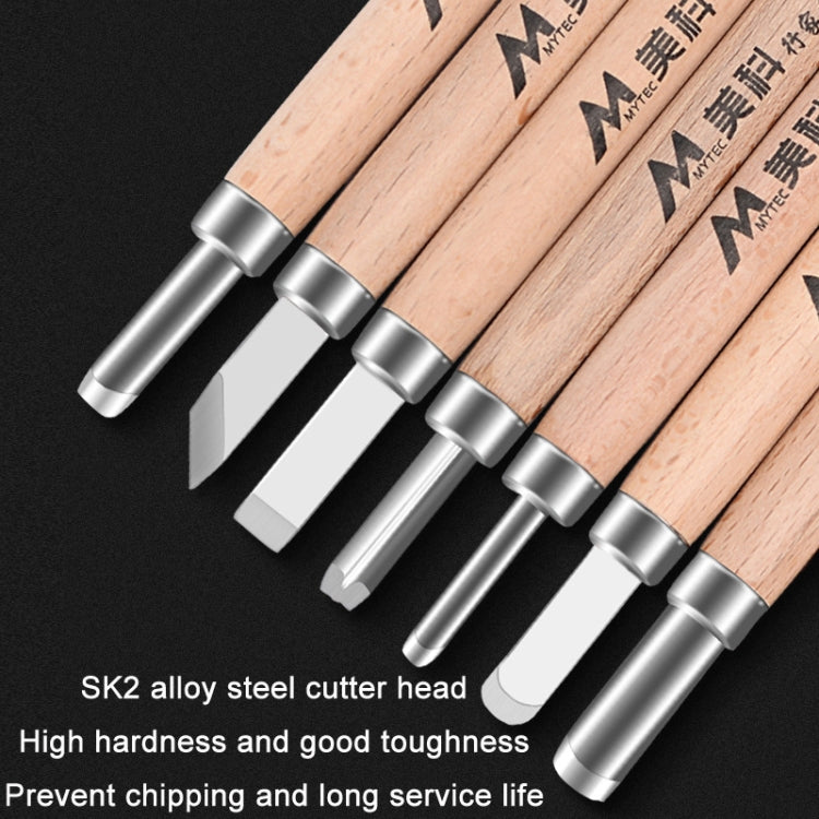 8 PCS/Set MYTEC Multifunctional Woodworking Rubber Stamp Carving Tool Knife