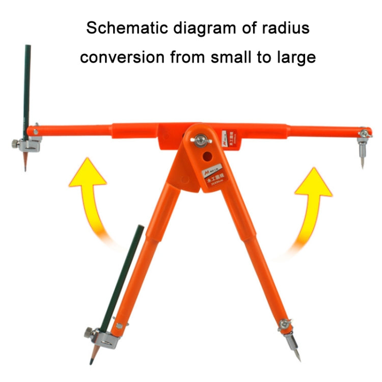 MYTEC Woodworking Decoration Drawing Metal Compass, Size: Large