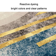 Modern Abstract Geometric Living Room Rug Coffee Table Cushion, Size: 120x160cm(01)