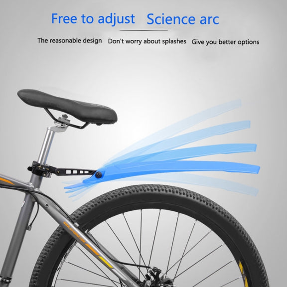 2632 Bicycle Quick Release Mudguards, Style: Widened (Red)